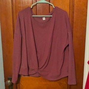 Old Navy Ribbed Sweater w/ knot in front